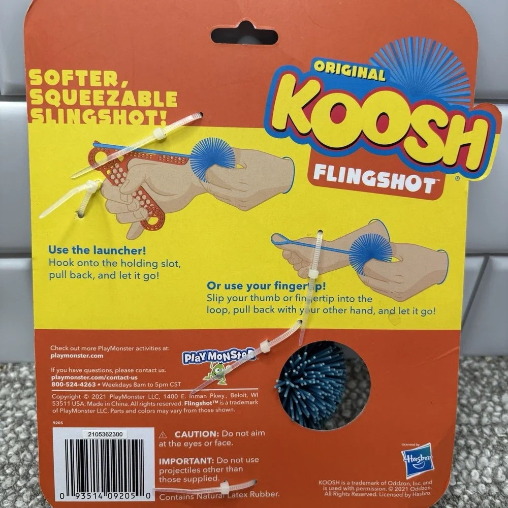 Koosh Ball Set Dinosaurs Tax Plain And Sling Shot Fidget Fun VTG Toys‎
